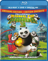 Kung Fu Panda 3 (Awesome Edition) (Blu Ray / DVD / Digital ) (Blu-ray) (Bilingual)