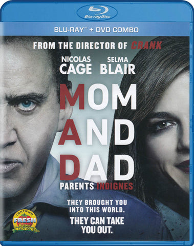 Mom And Dad (Blu-ray + DVD) (Blu-ray) BLU-RAY Movie 