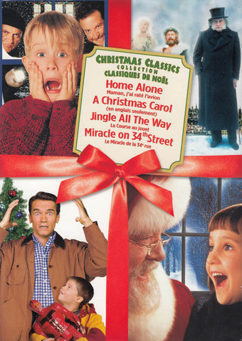 Christmas Classics 4-Movie Collection (Home Alone .... Miracle on 34th Street) (Bilingual) (Boxset) DVD Movie