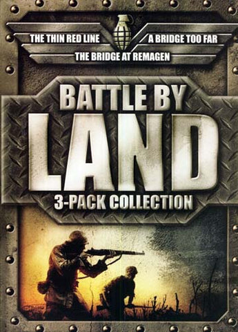 Battle by Land Movie Collection (Bridge At Remagen / Bridge Too Far / Thin Red Line) (Boxset) DVD Movie