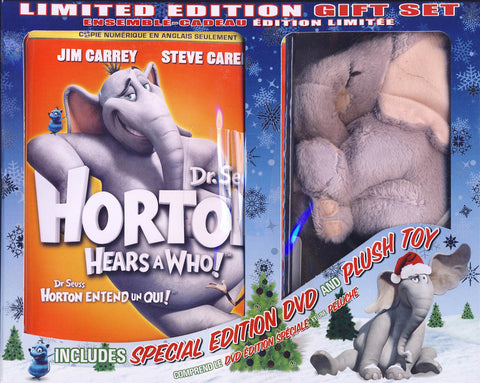 Dr. Seuss Horton Hears a Who - Gift Set (Special Edition+Plush Toy) (Boxset) (Bilingual) DVD Movie