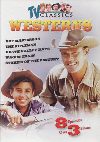 Westerns (The Rifleman / Bat Masterson / Wagon Train / Death Valley Days / Stories Of The Century) DVD Movie