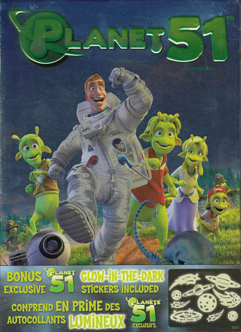 Planet 51 (With The Glow-In-The-Dark Stickers) (Bilingual) DVD Movie