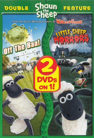 Shaun The Sheep - Off The Baa / Little Sheep Of Horrors (Double Feature) DVD Movie