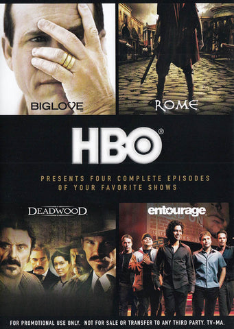 It's Not TV. It's HBO - 4 Episodes Of Shows featuring Big Love, Deadwood, Rome and Entourage DVD Movie