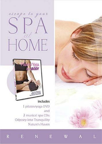 Spa at Home - Pilates/Yoga for AnyBody With 2 Music CDs-Odyssey Into Tranquility/Nature s Haven DVD Movie