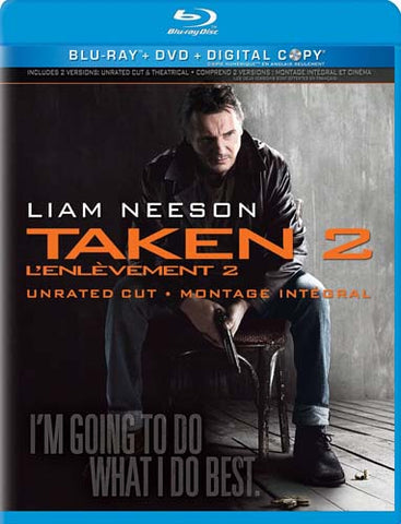 Taken 2 (Unrated Cut)(Blu-ray+DVD+Digital Copy) (Bilingual) (Blu-ray) BLU-RAY Movie