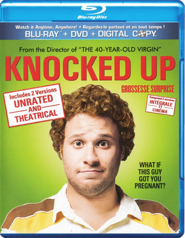 Knocked Up (Unrated and Unprotected) (Bilingual) (Blu-ray + DVD + Digital Copy) (Blu-ray) BLU-RAY Movie