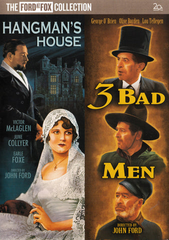 Hangman's House / 3 Bad Men (Double Feature) Film DVD
