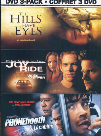 The Hills Have Eyes / Joy Ride / Phone Booth (Thrills And Chills 3-Pack) (Boxset) (Bilingual) DVD Movie