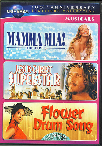 Mamma Mia: The Movie/Jesus Christ Superstar/Flower Drum Song (Universal s 100th Anniversary) DVD Movie
