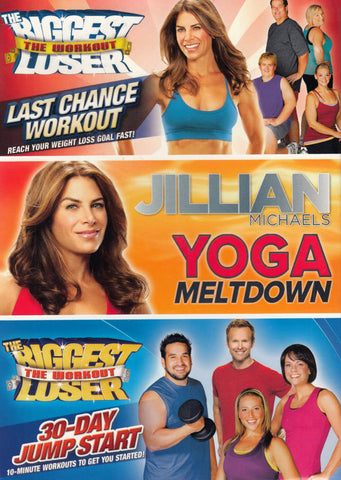 Jillian Michaels Collection (30-Day Jump Start/Last Chance Workout/Yoga Meltdown)(Boxset) DVD Movie