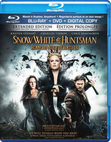Snow White & the Huntsman - Extended Edition (DVD+Blu-ray) (Blu-ray) (Bilingual) BLU-RAY Movie