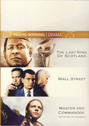 The Last King of Scotland / Wall Street / Master and Commander DVD Movie