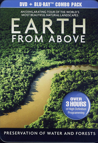 Earth From Above - Preservation of Water and Forests (DVD/Blu-ray)(Collectible Tin)(Blu-ray) Blu-Ray Movie