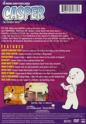 Casper the Friendly Ghost: Peek A Boo DVD Movie
