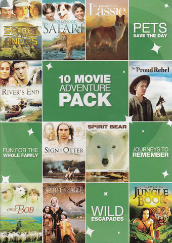 10 Movie Adventure Pack (Value Movie Collection) DVD Movie