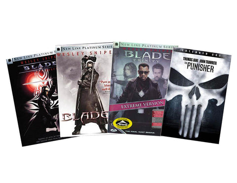 Blade Movie Pack (Included Punisher) (4 Pack) (Boxset) DVD Movie