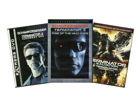 Terminator Salvation / Terminator 2 - T2 Judgment Day / Terminator 3 (3 Pack) (Boxset) DVD Movie