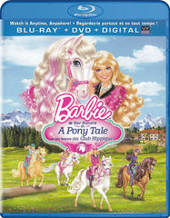 Barbie & Her Sisters In A Pony Tale (Blu-ray + DVD + Digital) (Blu-ray) (Bilingual)