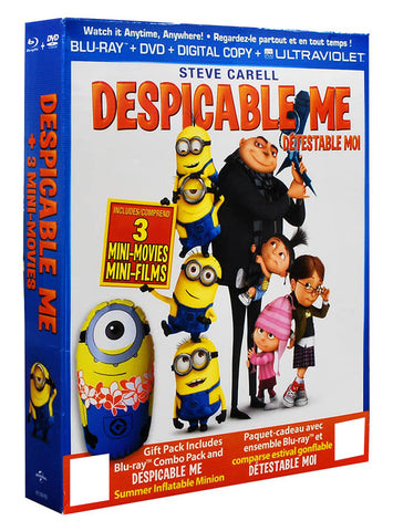 Despicable Me (with Inflatable Minion)(Blu-ray+DVD)(Boxset)(Blu-ray)(Value Gift Set) (Bilingual) BLU-RAY Movie