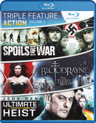 Triple Feature Action: Vol. 2 (Spoils of War - Bloodrayne: The Third Reich - Ultimate Heist) (Blu-ray)