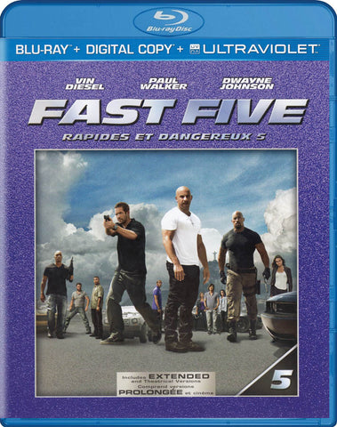 Fast Five (Extended Edition) (Blu-ray + Digital Copy + UltraViolet) (Bilingual) (Blu-ray) BLU-RAY Movie