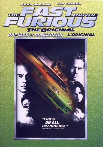 The Fast and the Furious (The Original) (Bilingual) DVD Movie