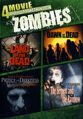 4-Movie: Zombies (Land of the Dead/Dawn of the Dead/Prince of Darkness/The Serpent and the Rainbow)