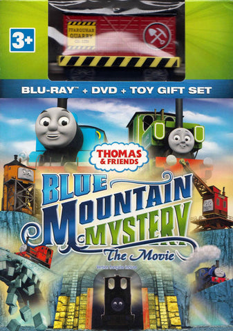 Thomas & Friends - Blue Mountain Mystery (Blu-ray + DVD + Toy Gift Set) (Blu-ray)(Boxset)(Bilingual) BLU-RAY Movie
