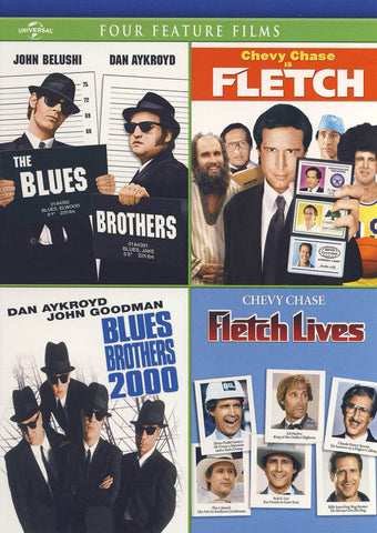 The Blues Brothers / Blues Brothers 2000 / Fletch / Fletch Lives DVD Movie