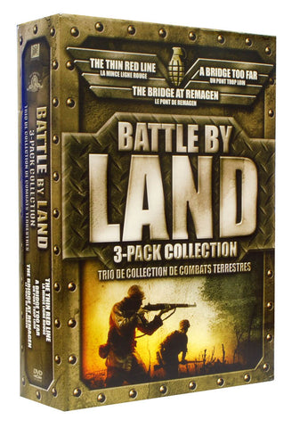 Battle by Land Movie Collection (Bridge At Remagen/Bridge Too Far/Thin Red Line) (Boxset)(Bilingual) DVD Movie