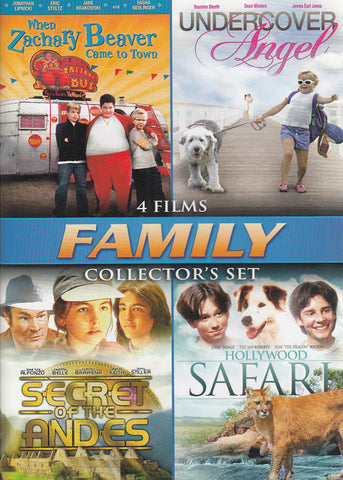 Family Collector's Set (When Zachary Beaver Came To Town ..... Hollywood Safari) (4-Films) DVD Movie