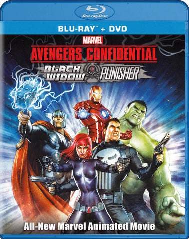 Avengers Confidential: Black Widow & Punisher (Blu-ray + DVD + Digital HD) (Blu-ray) Blu-Ray Movie