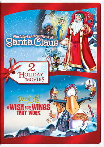 The Life & Adventures of Santa Claus / Opus n Bill in a Wish for Wings That Work (2-Holiday Movies) DVD Movie