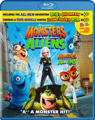 Monsters Vs. Aliens (Includes B.O.B.'s Big Break in 3D) (Blu-ray) (Bilingual)