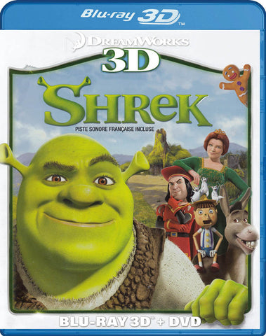 Shrek (Blu-ray 3D / DVD) (Blu-ray) (Bilingual) BLU-RAY Movie