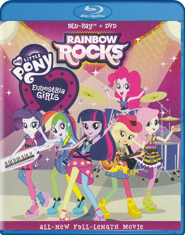 My Little Pony Equestria Girls - Rainbow Rocks (Blu-ray + DVD) (Blu-ray) BLU-RAY Movie