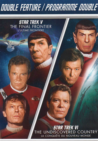 Star Trek V: The Final Frontier / Star Trek VI: The Undiscovered Country(Double Feature)(Bilingual) DVD Movie