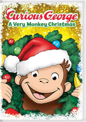 Curious George - A Very Monkey Christmas (White Cover) DVD Movie