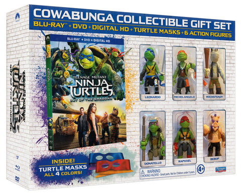 TMNT: Out Of The Shadows Cowabunga Collection Gift Set (Blu-ray + Action Figures) (Blu-ray)(Boxset) BLU-RAY Movie