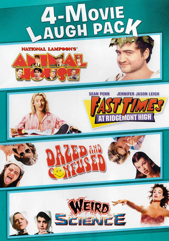 4-Movie Laugh Pack (Animal House / Fast Times at Ridgemont High / Dazed & Confused / Weird Science) DVD Movie