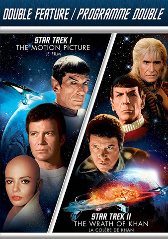 Star Trek I: The Motion Picture / Star Trek II: The Wrath of Khan (Double Feature) (Bilingual) DVD Movie