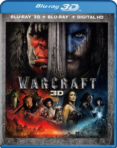 Warcraft (Blu-ray 3D + Blu-ray + Digital HD) (Blu-ray) BLU-RAY Movie