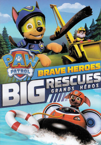 PAW Patrol - Brave Heroes Big Rescues (Bilingual) DVD Movie