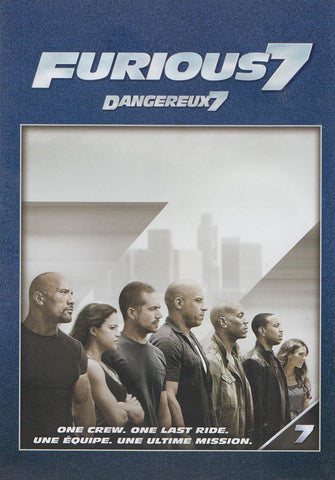 Furious 7 (Bilingual) (Blue Frame) DVD Movie