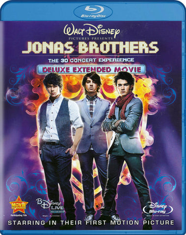 Jonas Brothers: The 3-D Concert Experience (Deluxe Extended Movie) (Blu-ray + DVD) (Blu-ray) Blu-Ray Movie