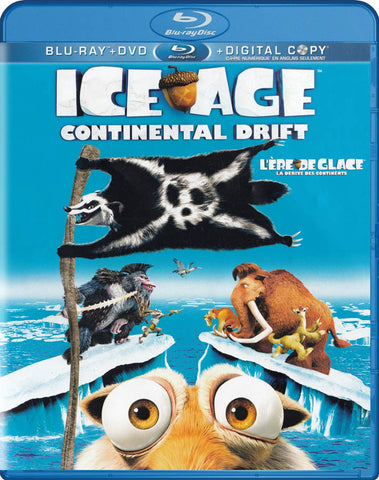 Ice Age : Continental Drift (Blu-ray + DVD) (Blu-ray) (Bilingual) Blu-Ray Movie
