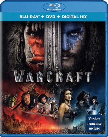 Warcraft (Blu-ray + DVD) (Blu-ray) (Bilingual) BLU-RAY Movie
