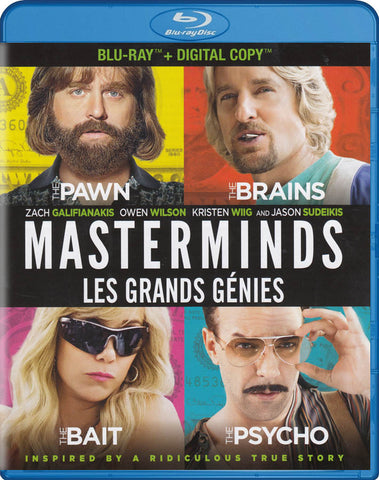 Masterminds (Blu-ray + Digital Copy) (Blu-ray) (Bilingual) BLU-RAY Movie